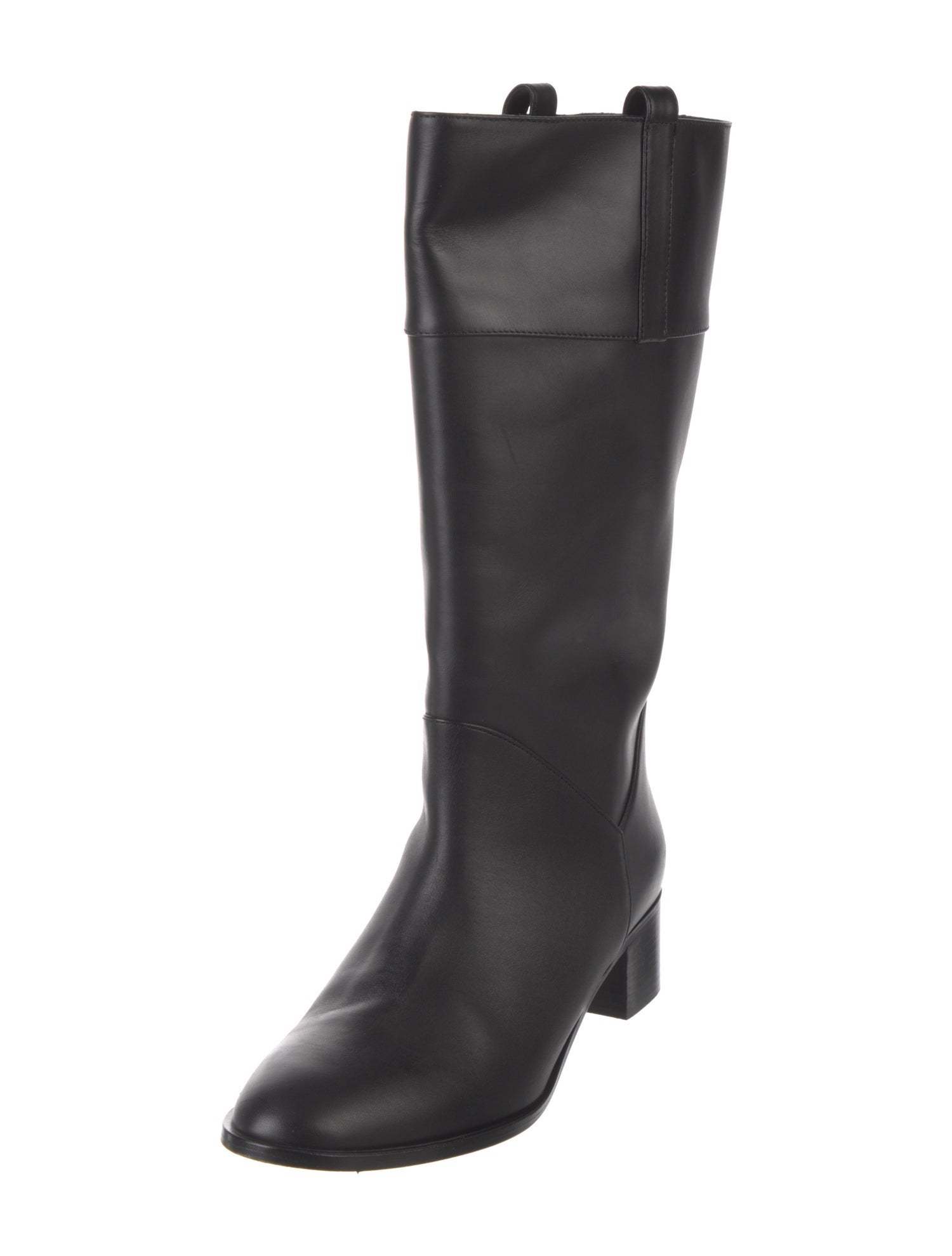 Gia Couture Leather Rain Boots