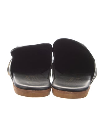 Gia Couture Satin Printed Mules