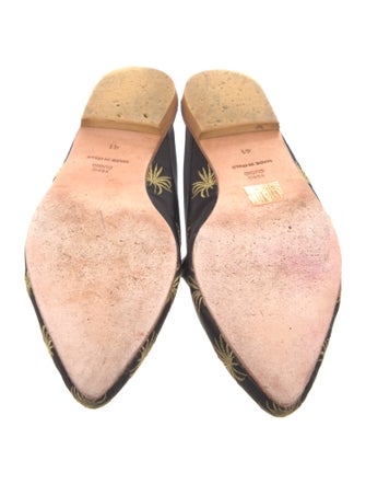 Gia Couture Satin Printed Mules