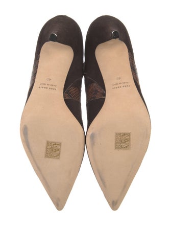 Gia Couture Suede Animal Print Boots