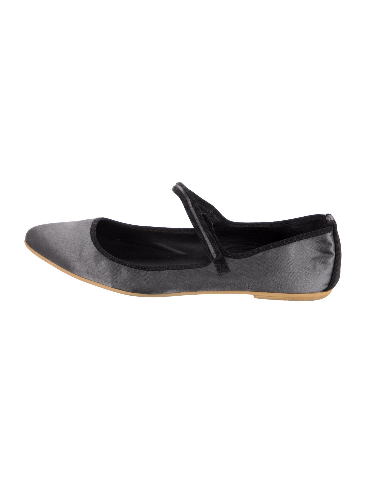 Gia Couture Satin Mary Jane Flats