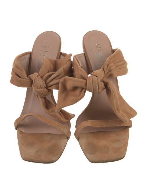 Gia Couture Suede Slides