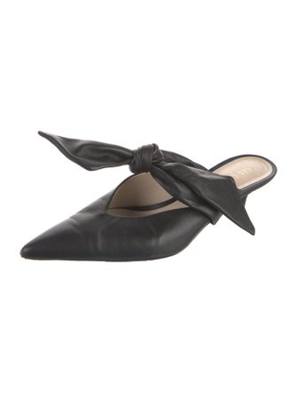 Gia Couture Leather Mules