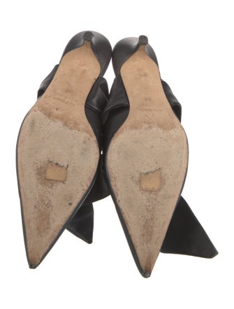 Gia Couture Leather Mules