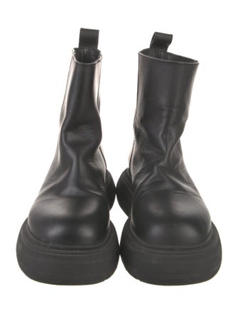 Gia Couture Leather Combat Boots