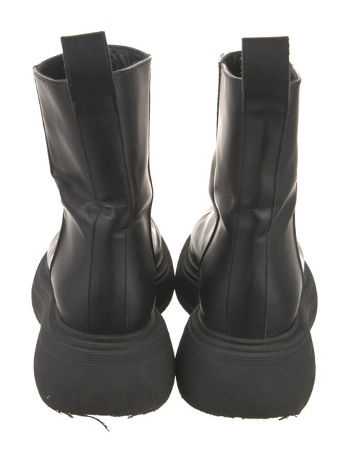 Gia Couture Leather Combat Boots