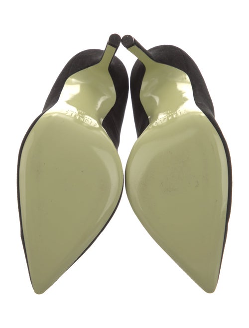 Giannico Suede T-Strap Pumps