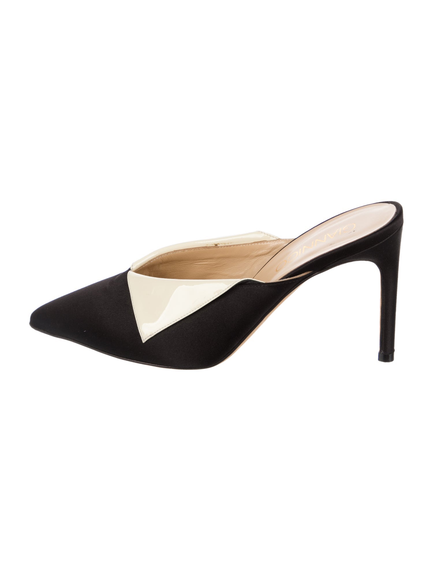 Giannico Satin Mules
