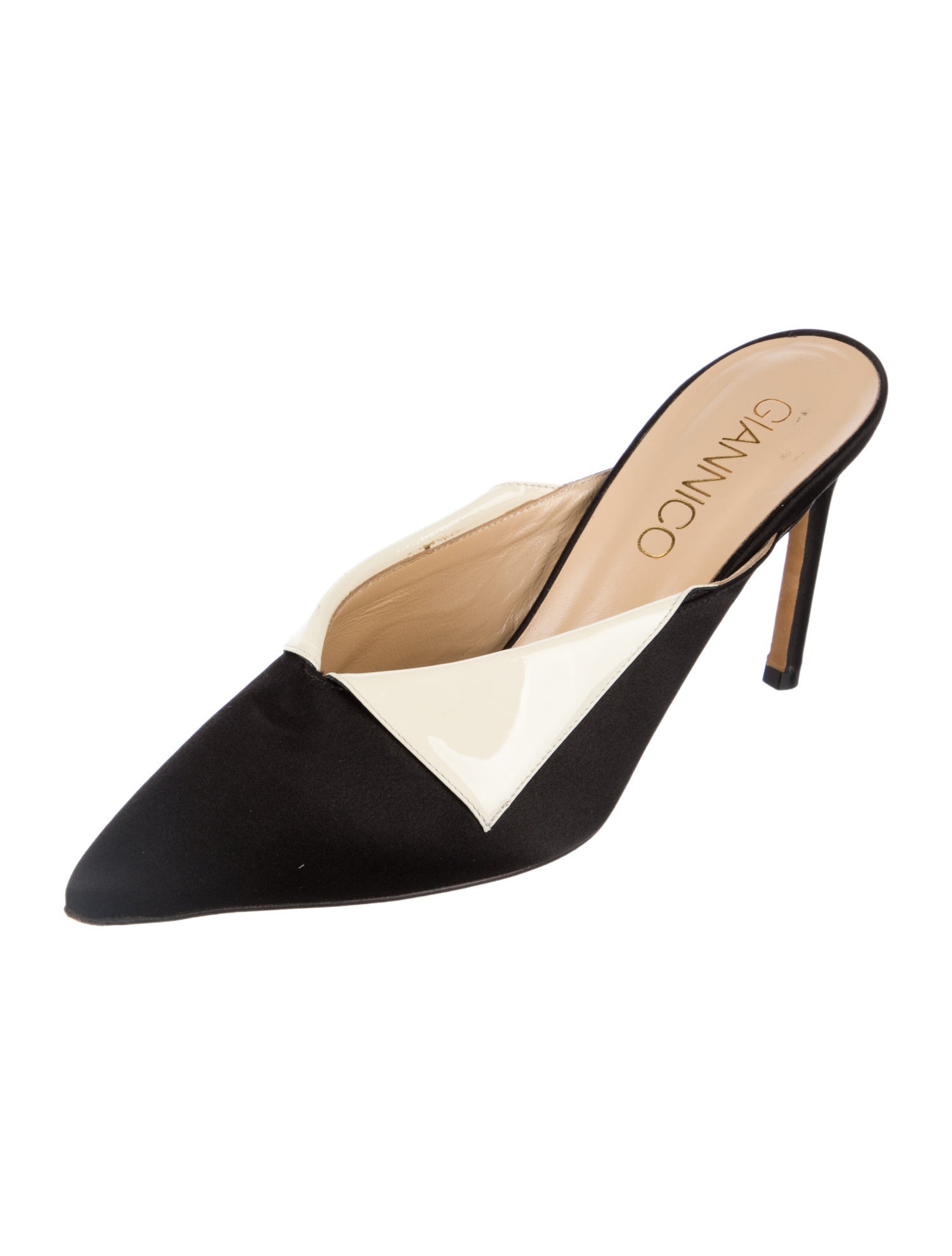 Giannico Satin Mules