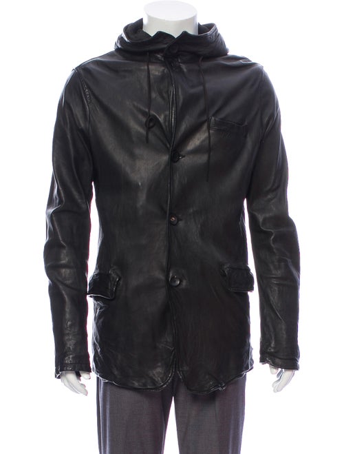 Giorgio Brato Leather Jacket Black