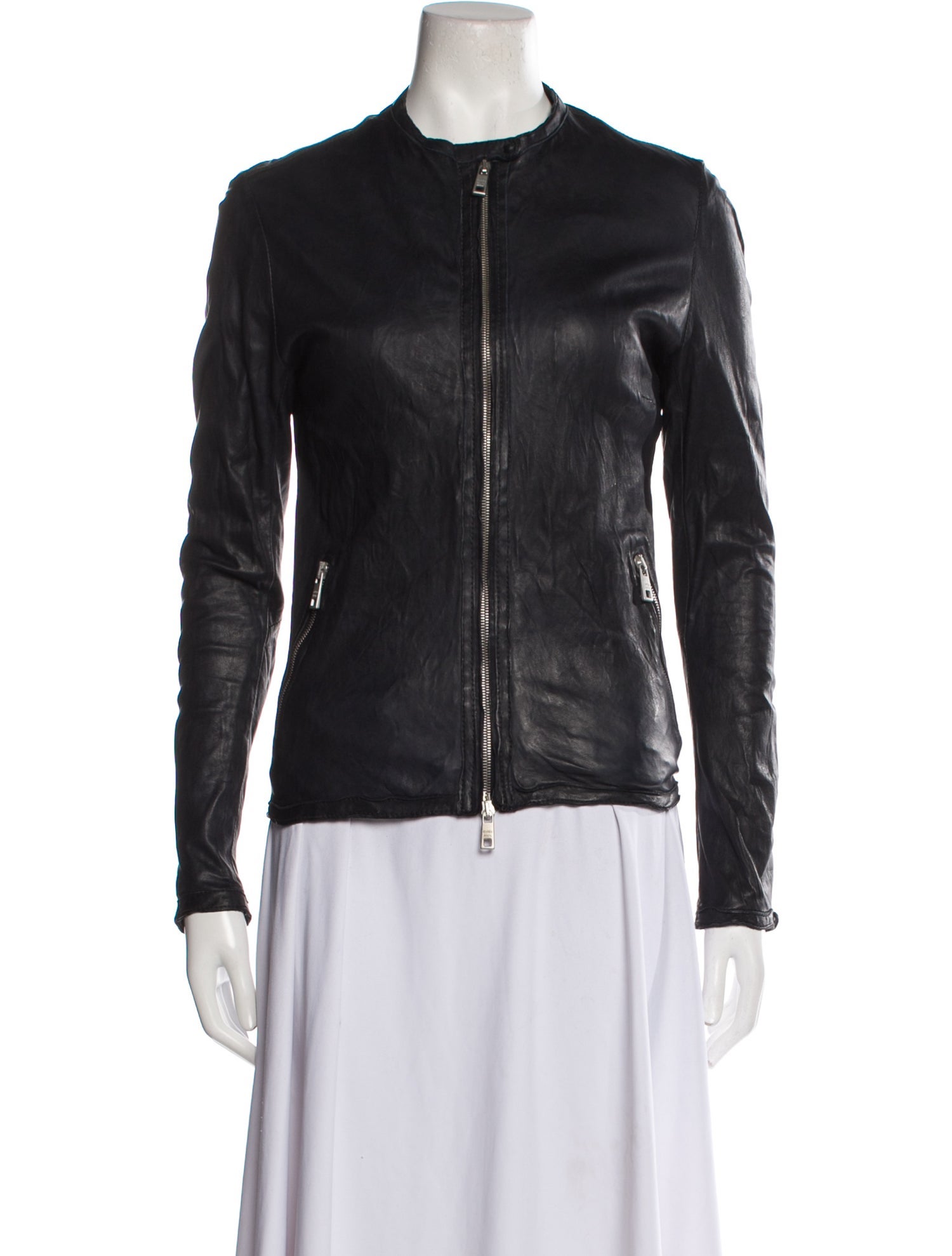 Giorgio Brato Leather Biker Jacket