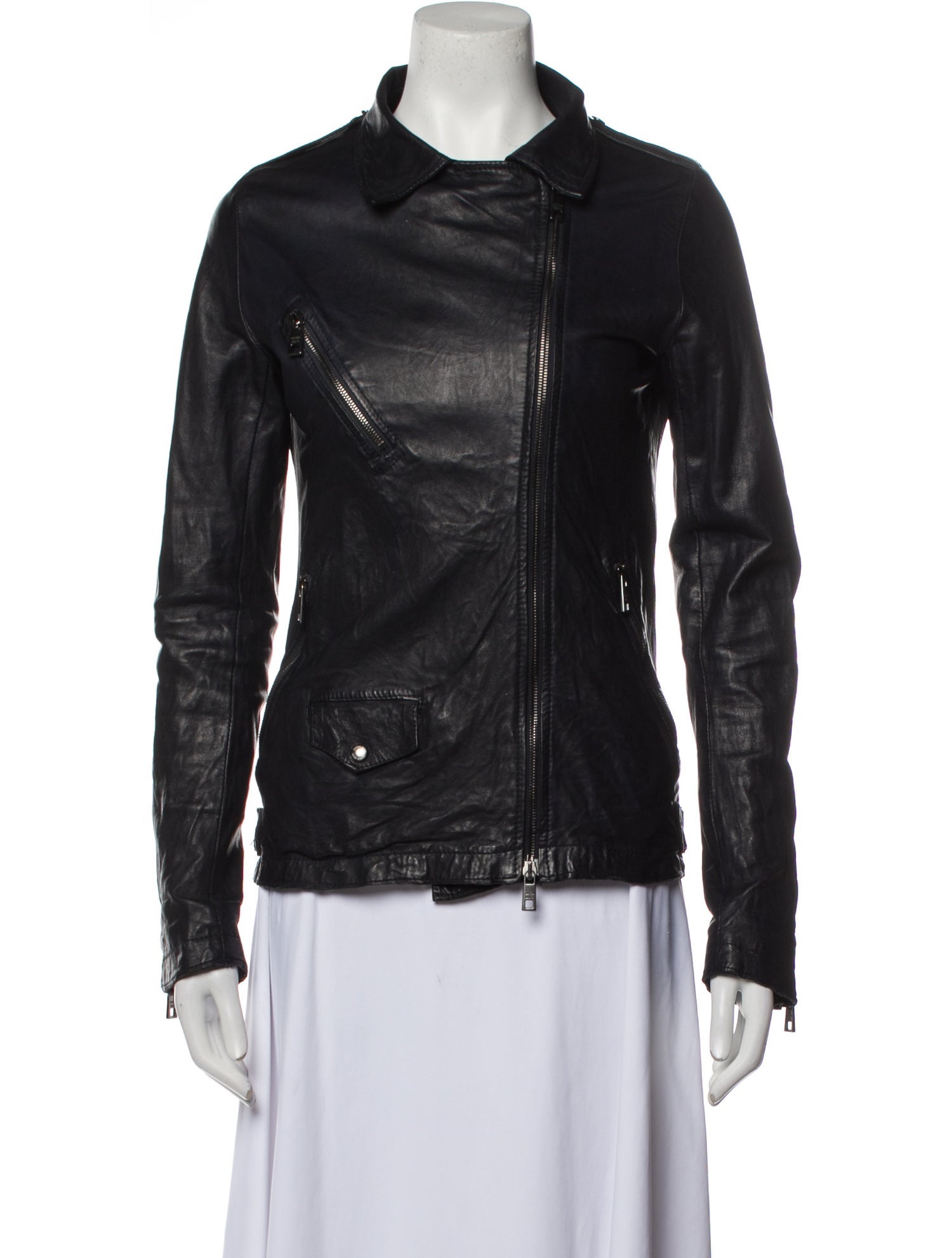 Giorgio Brato Leather Biker Jacket