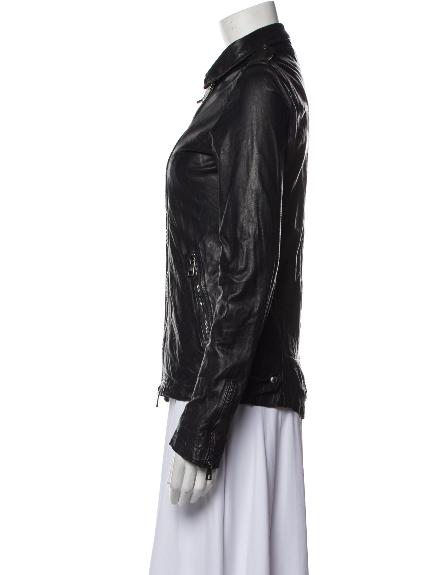Giorgio Brato Leather Biker Jacket
