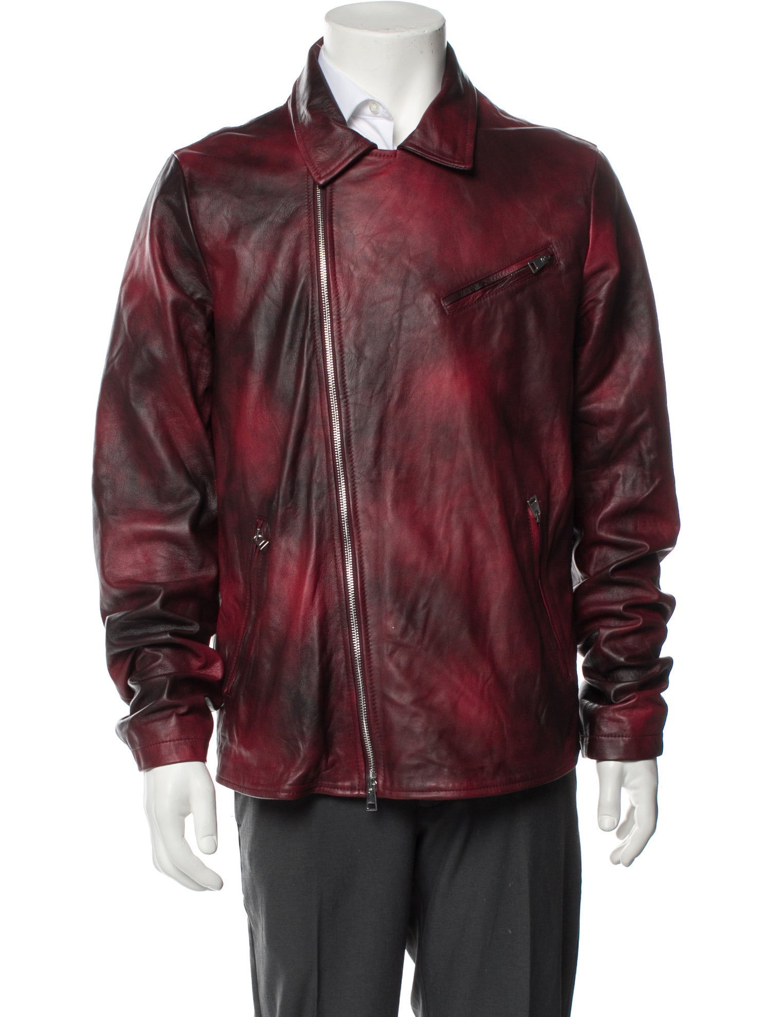 Giorgio Brato Leather Moto Jacket