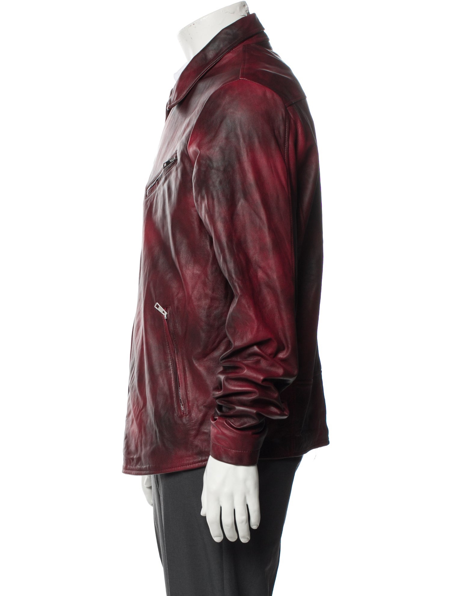 Giorgio Brato Leather Moto Jacket