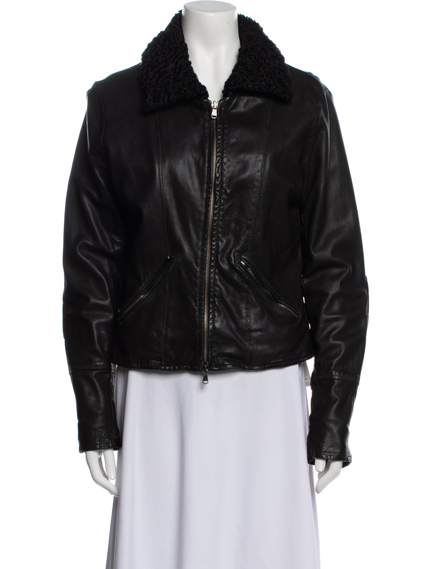 Giorgio Brato Biker Jacket Garment-Dyed Vegetable-Tanned