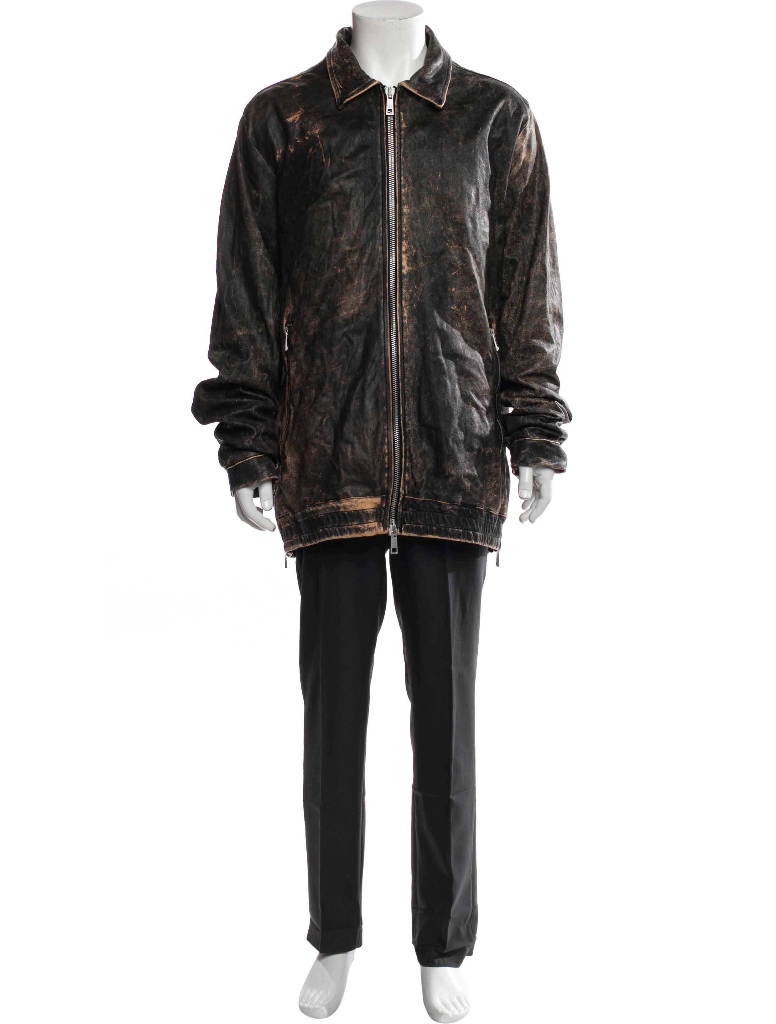 Giorgio Brato Leather Parka
