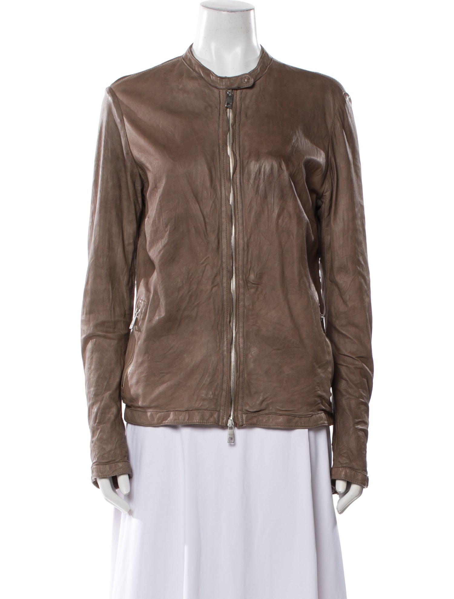 Giorgio Brato Leather Evening Jacket - Yellow Jackets