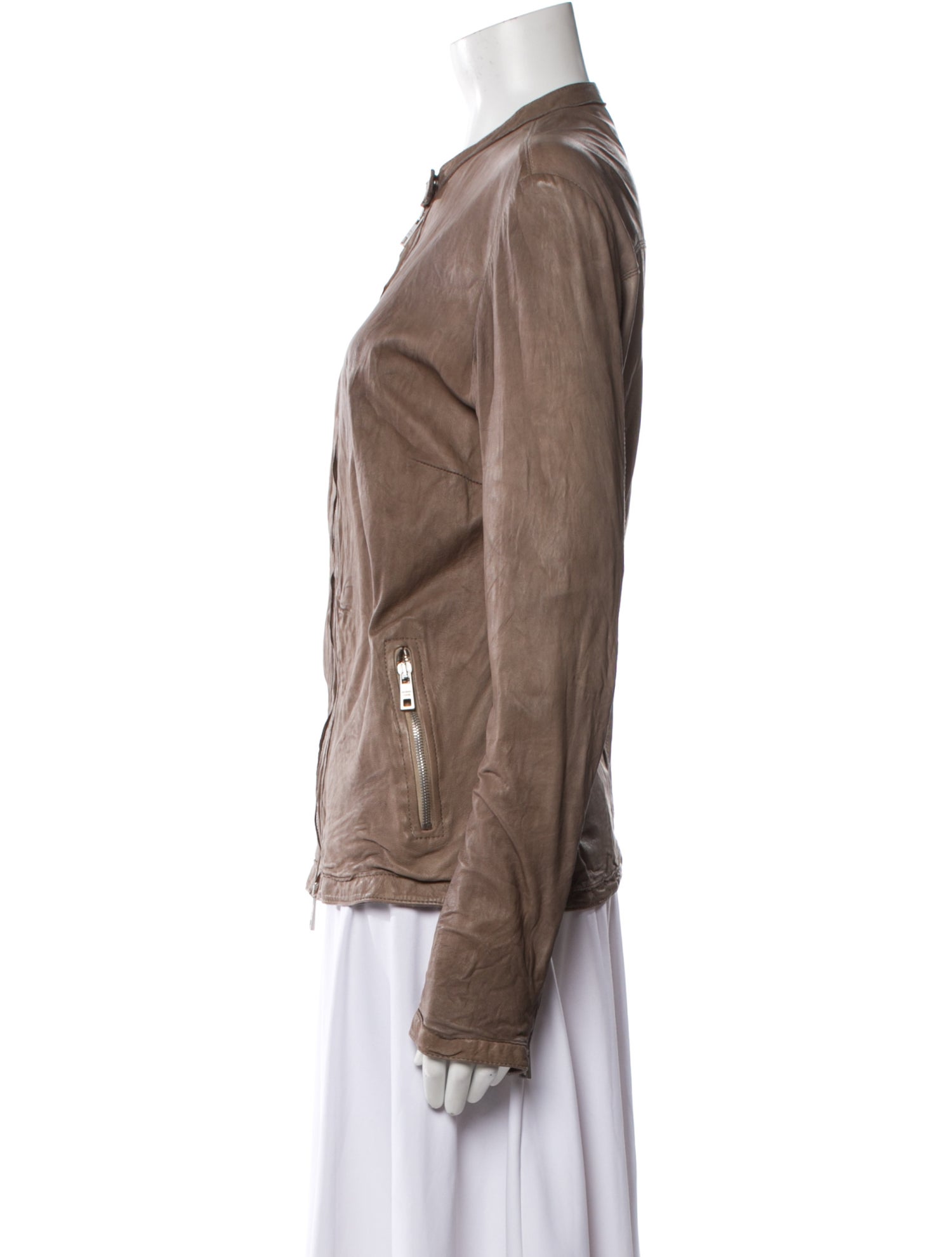 Giorgio Brato Leather Biker Jacket