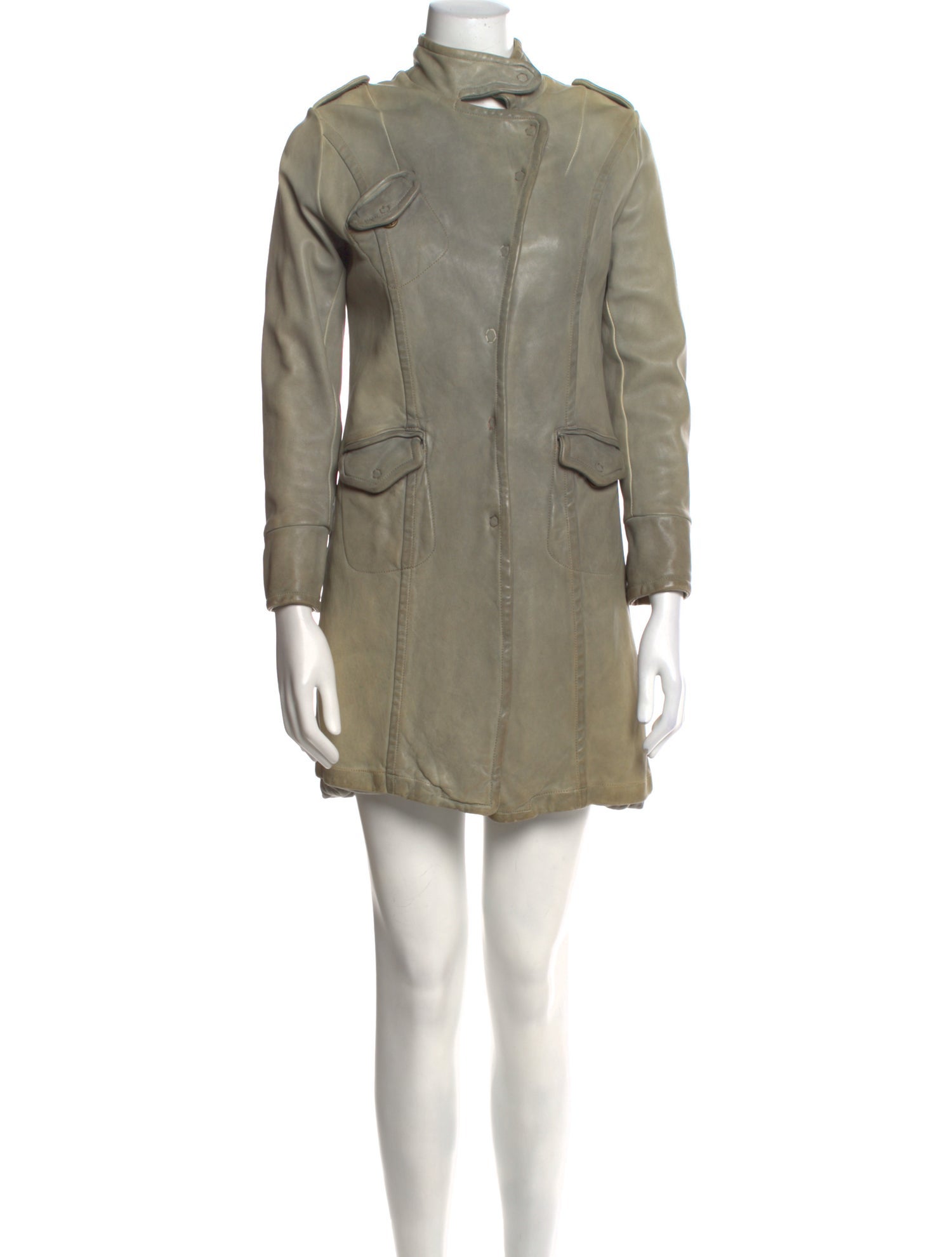 Giorgio Brato Leather Utility Jacket
