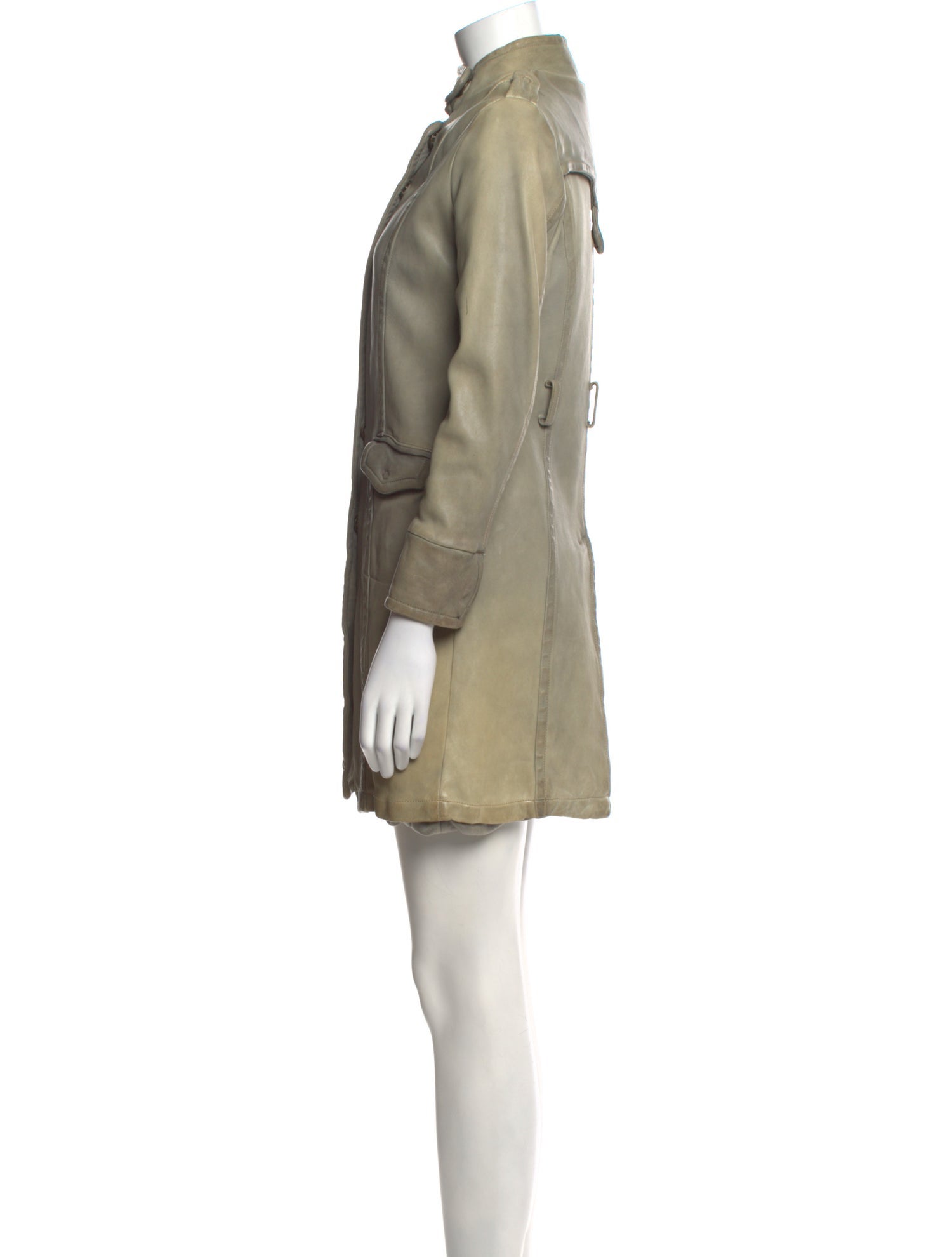 Giorgio Brato Leather Utility Jacket