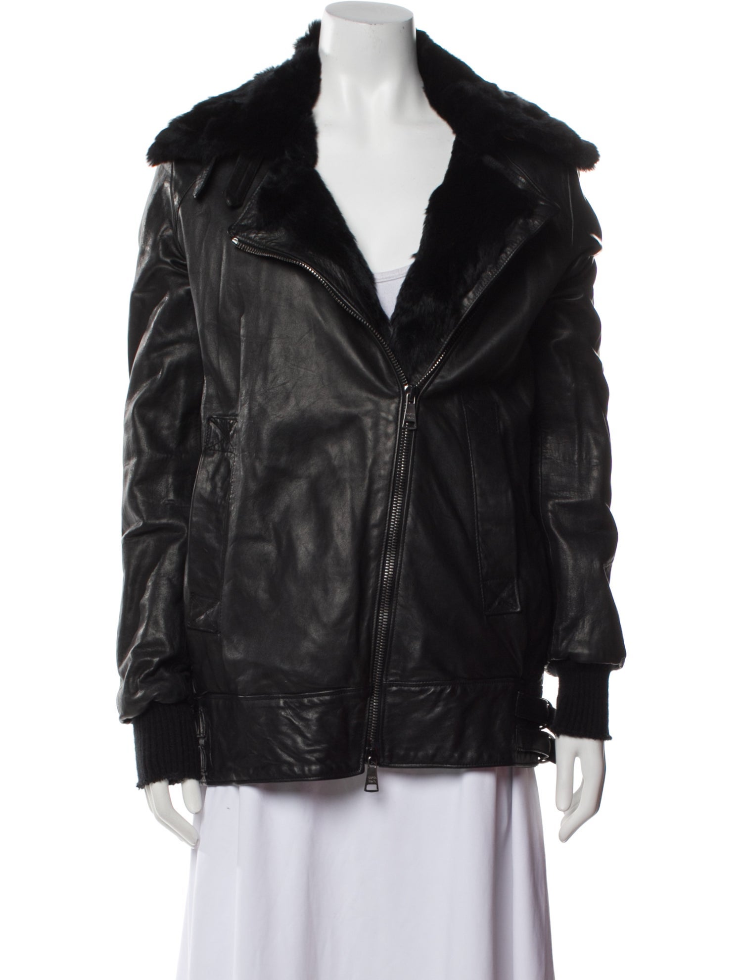 Giorgio Brato Leather Biker Jacket