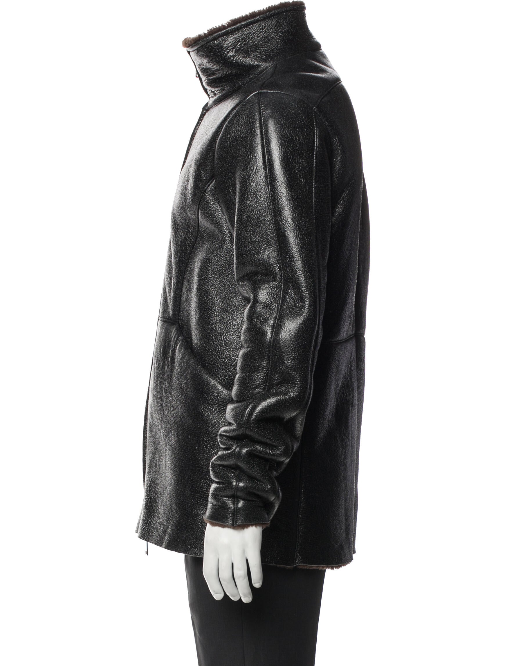 Giorgio Brato Shearling Moto Jacket