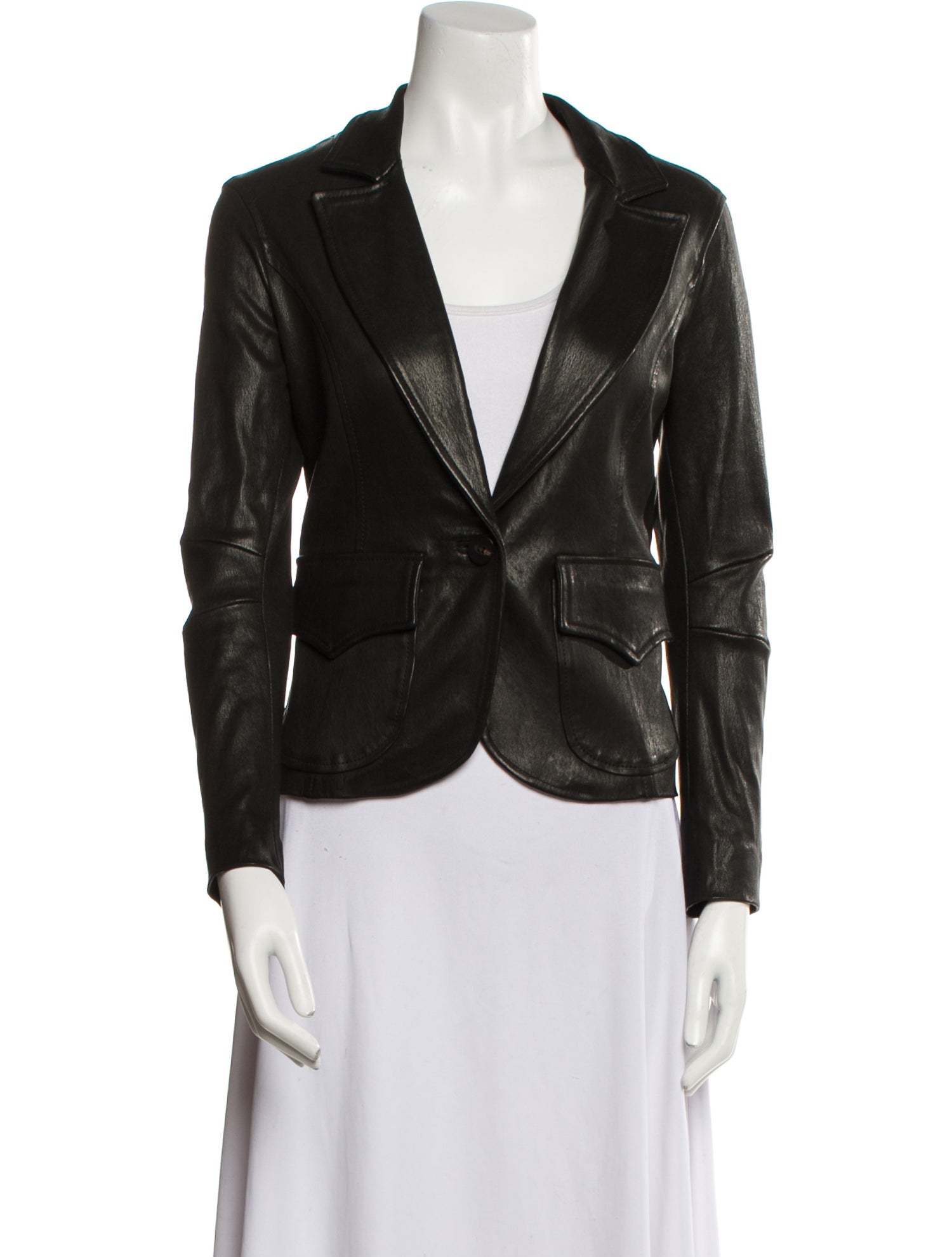 Giorgio Brato Leather Blazer