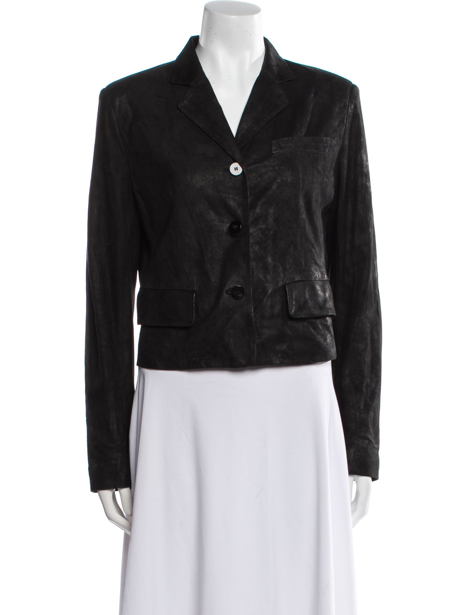 Giorgio Brato Leather Blazer