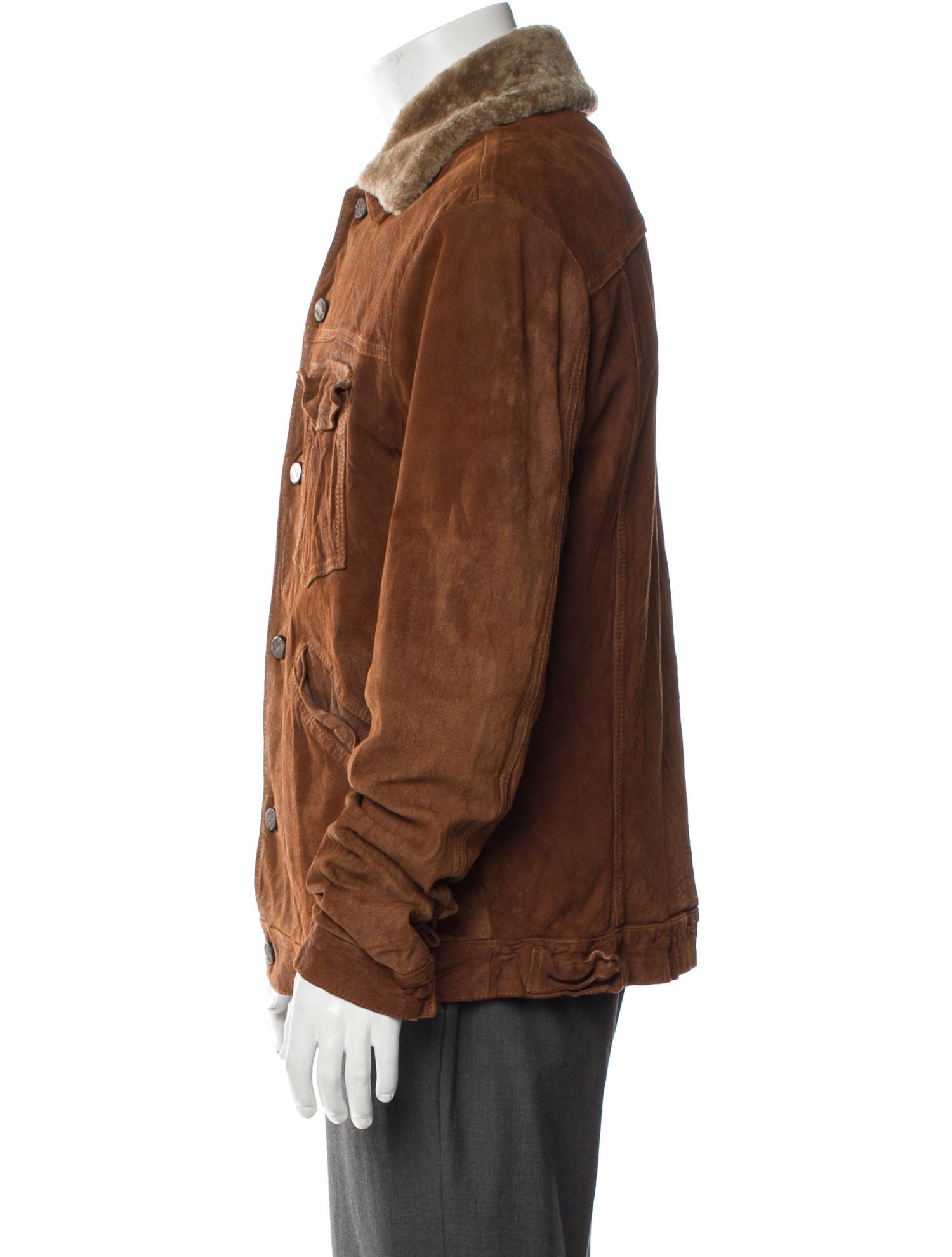 Giorgio Brato Shearling Trucker Jacket