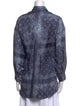Giorgio Brato Silk Printed Button-Up Top