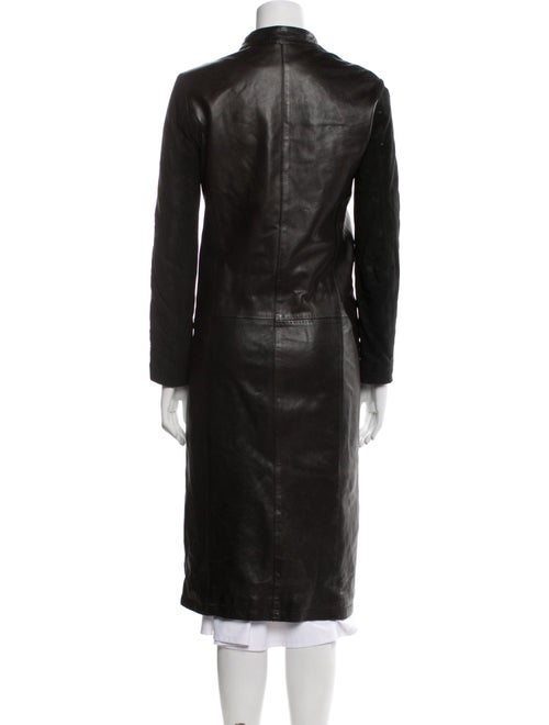 Giorgio Brato Leather Trench Coat