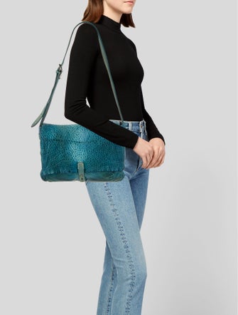 Giorgio Brato Leather Messenger Bag