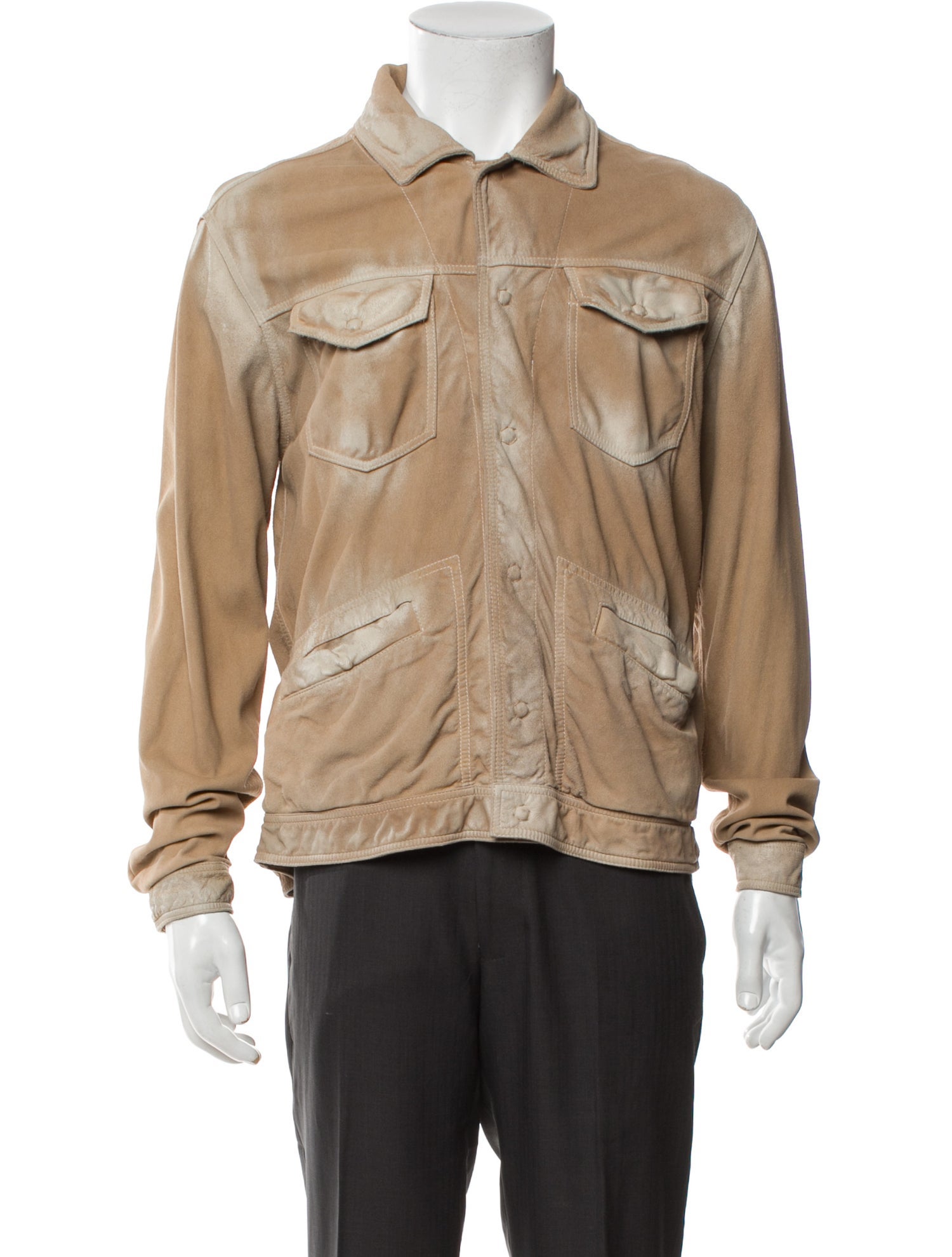 Giorgio Brato Leather Trucker Jacket w/ Tags