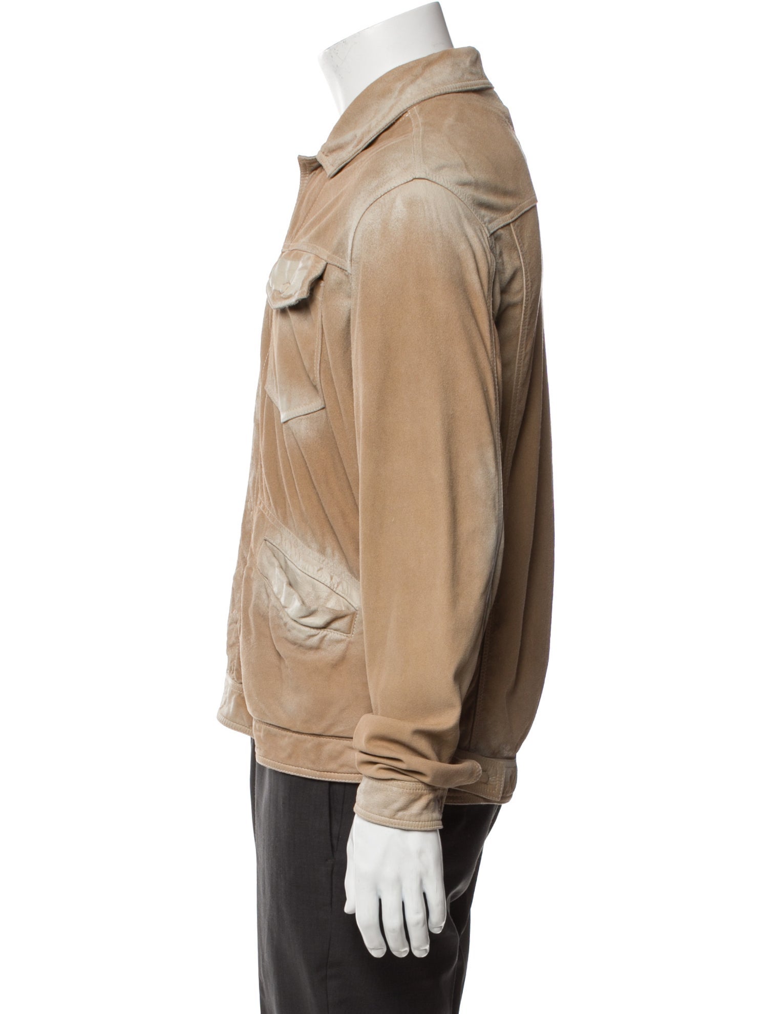 Giorgio Brato Leather Trucker Jacket w/ Tags