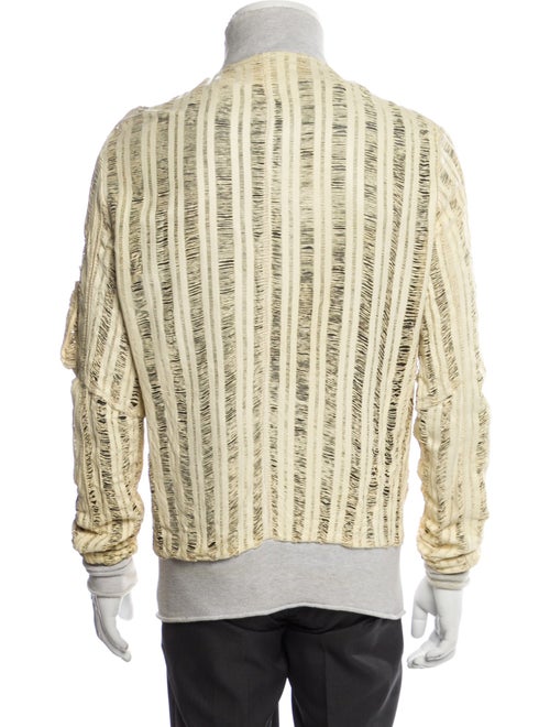 Giorgio Brato Leather Plaid Print Bomber Jacket