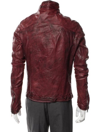 Giorgio Brato Leather Moto Jacket