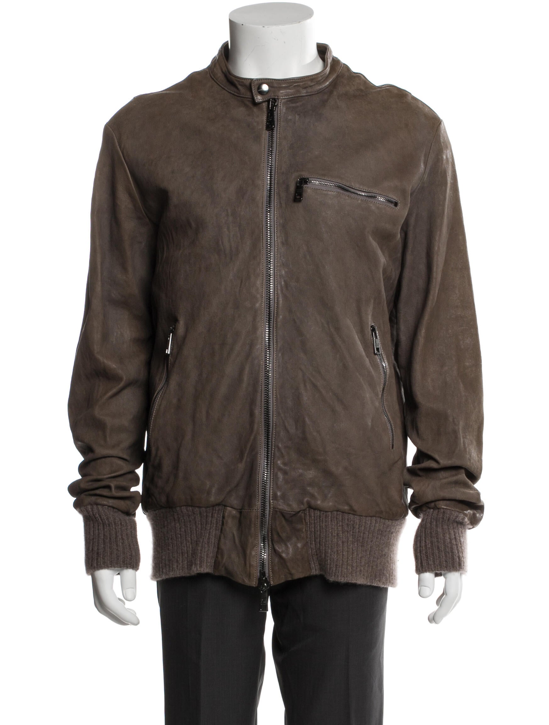 Giorgio Brato Leather Moto Jacket