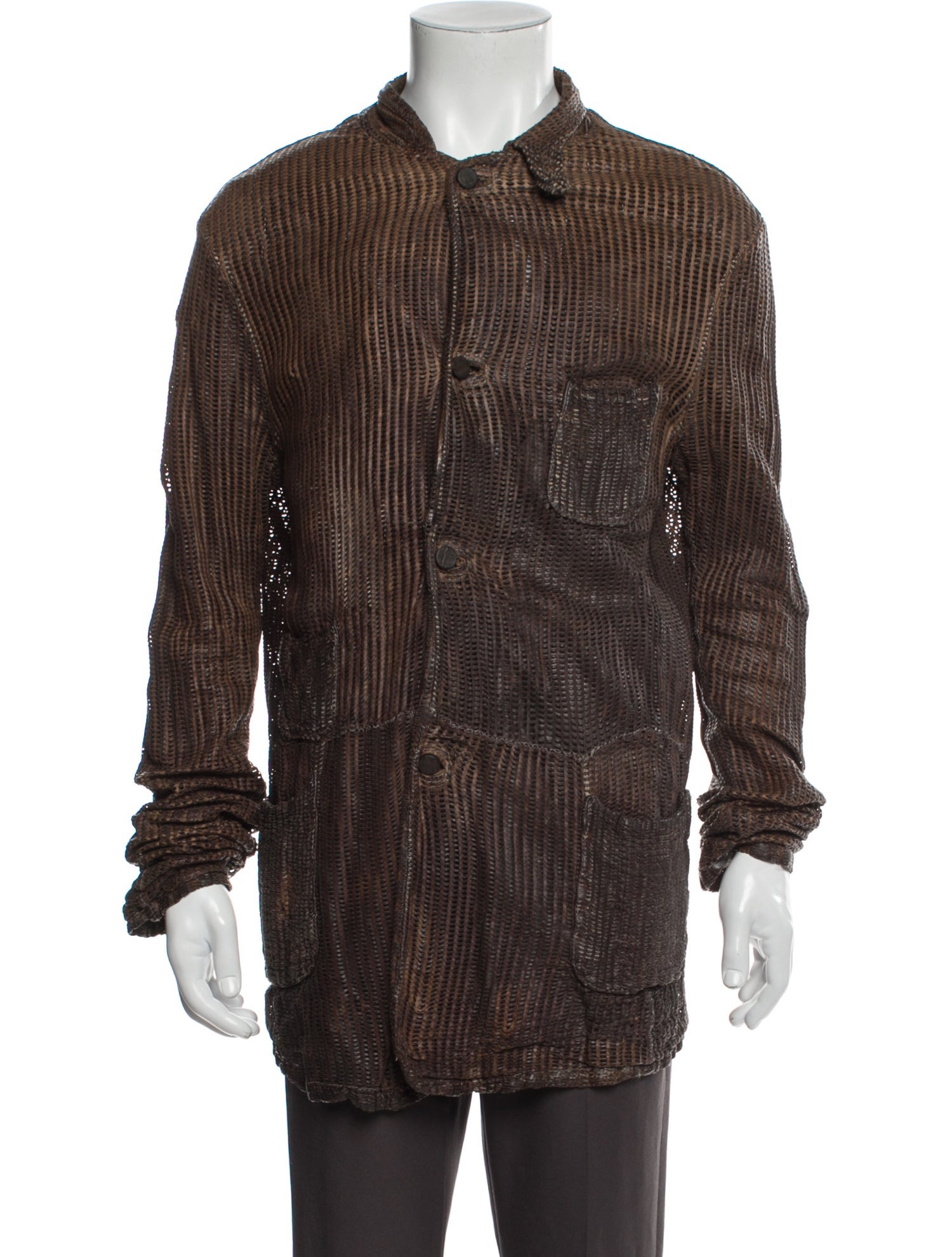 Giorgio Brato Leather Utility Jacket