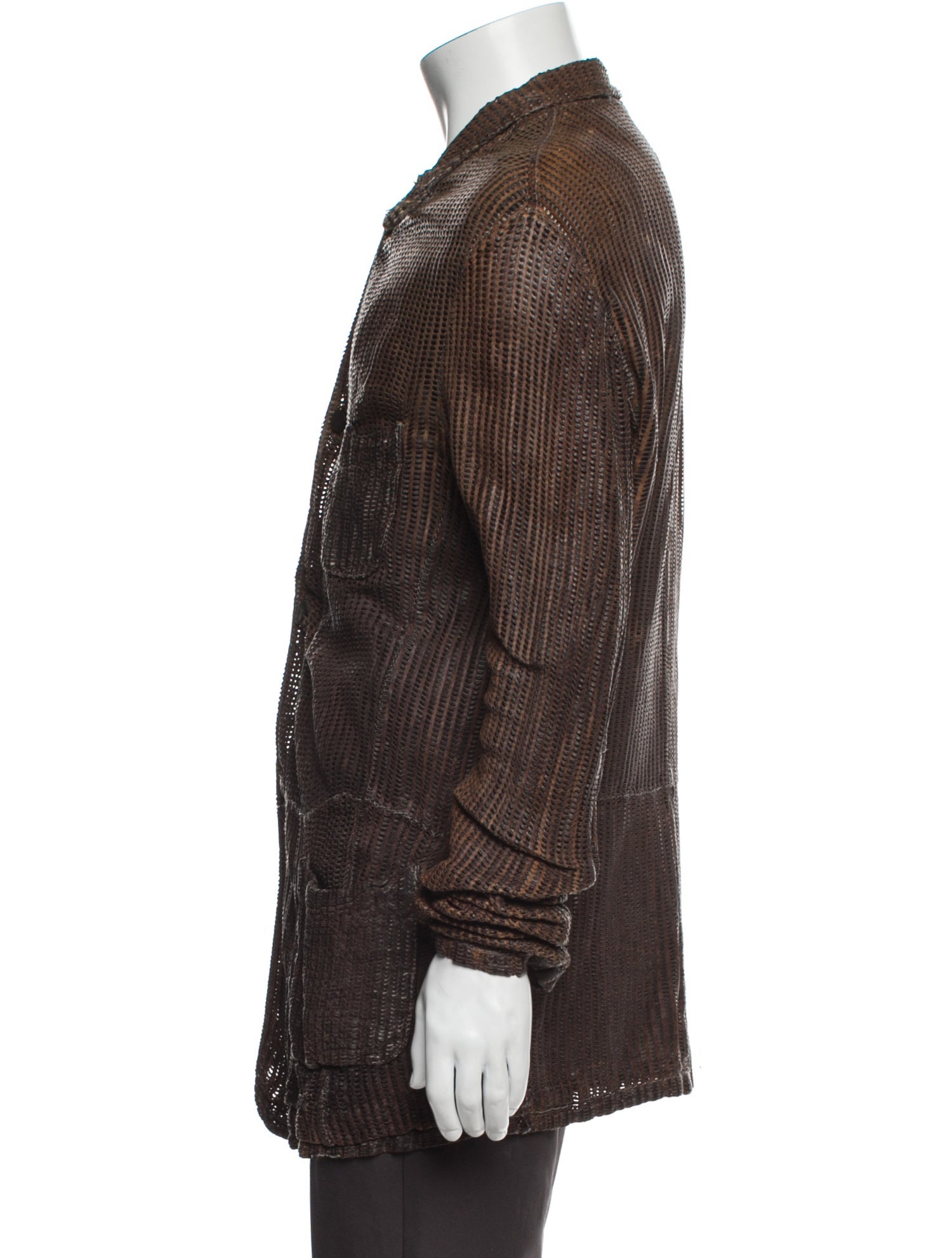 Giorgio Brato Leather Utility Jacket