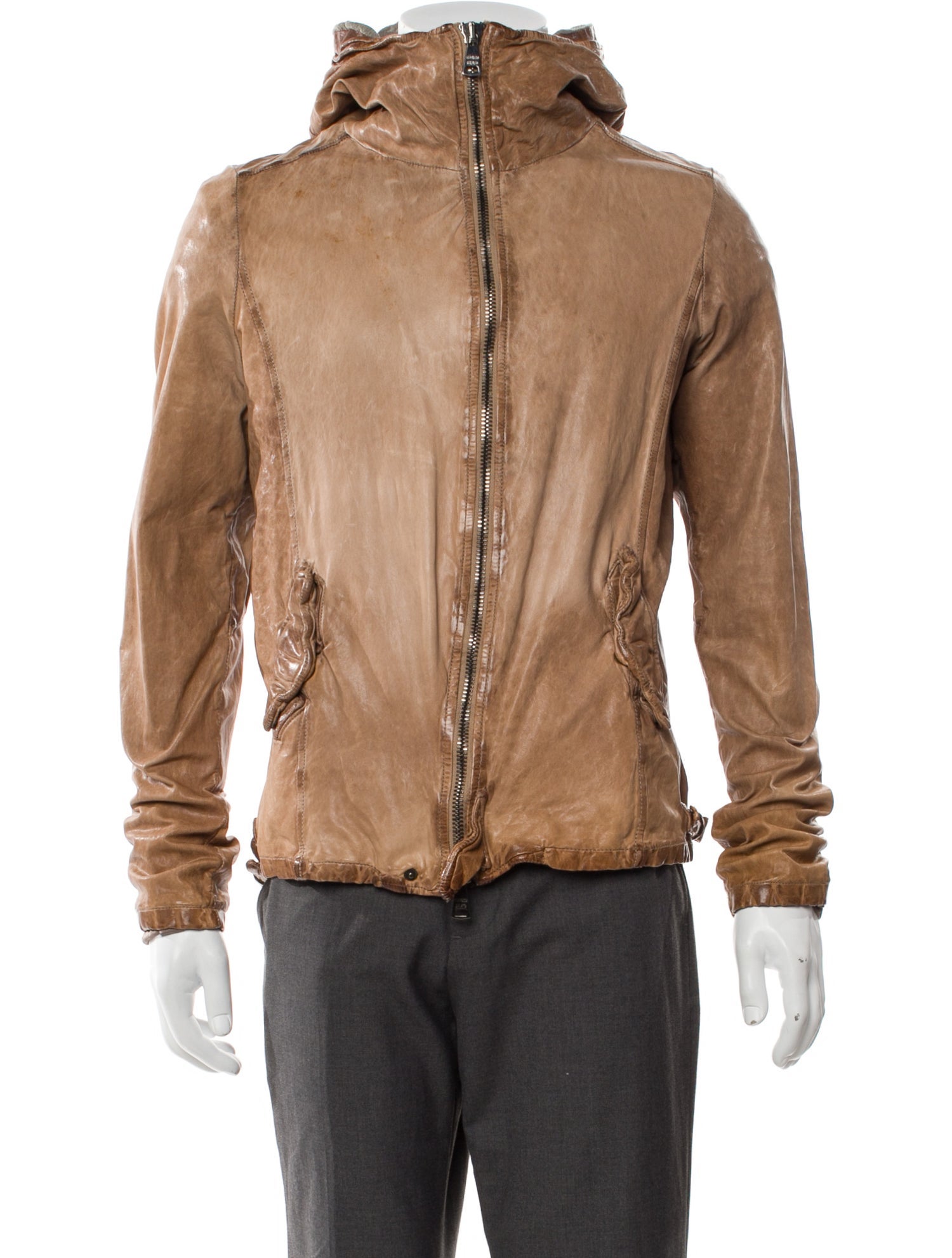 Giorgio Brato Leather Moto Jacket