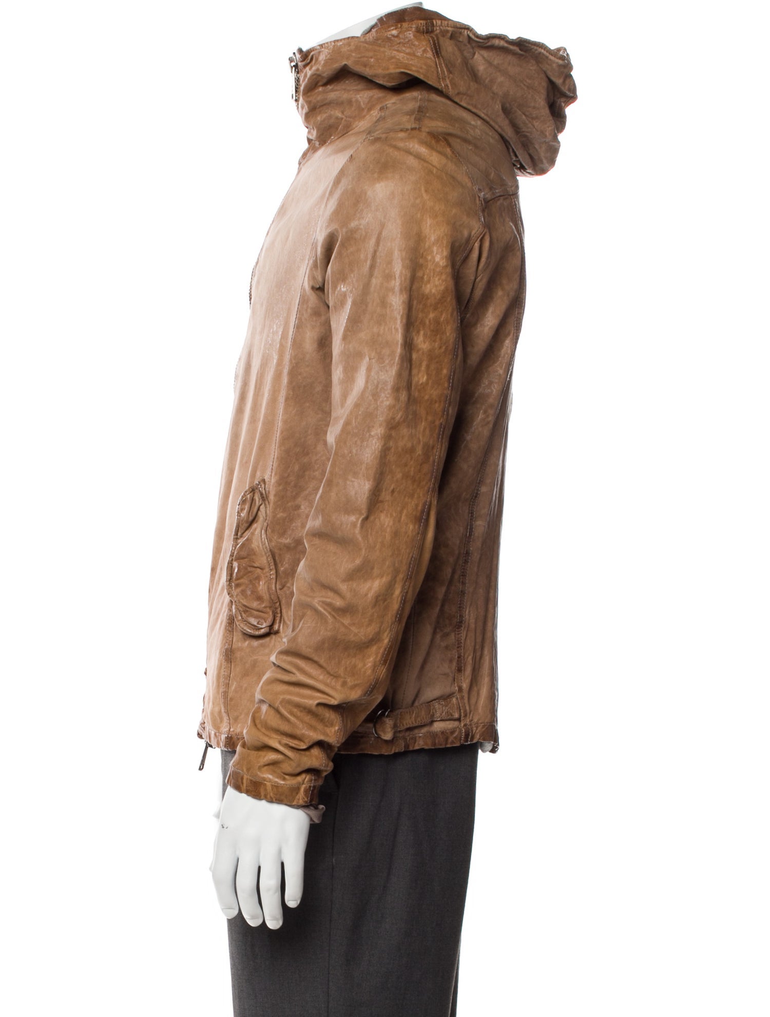 Giorgio Brato Leather Moto Jacket