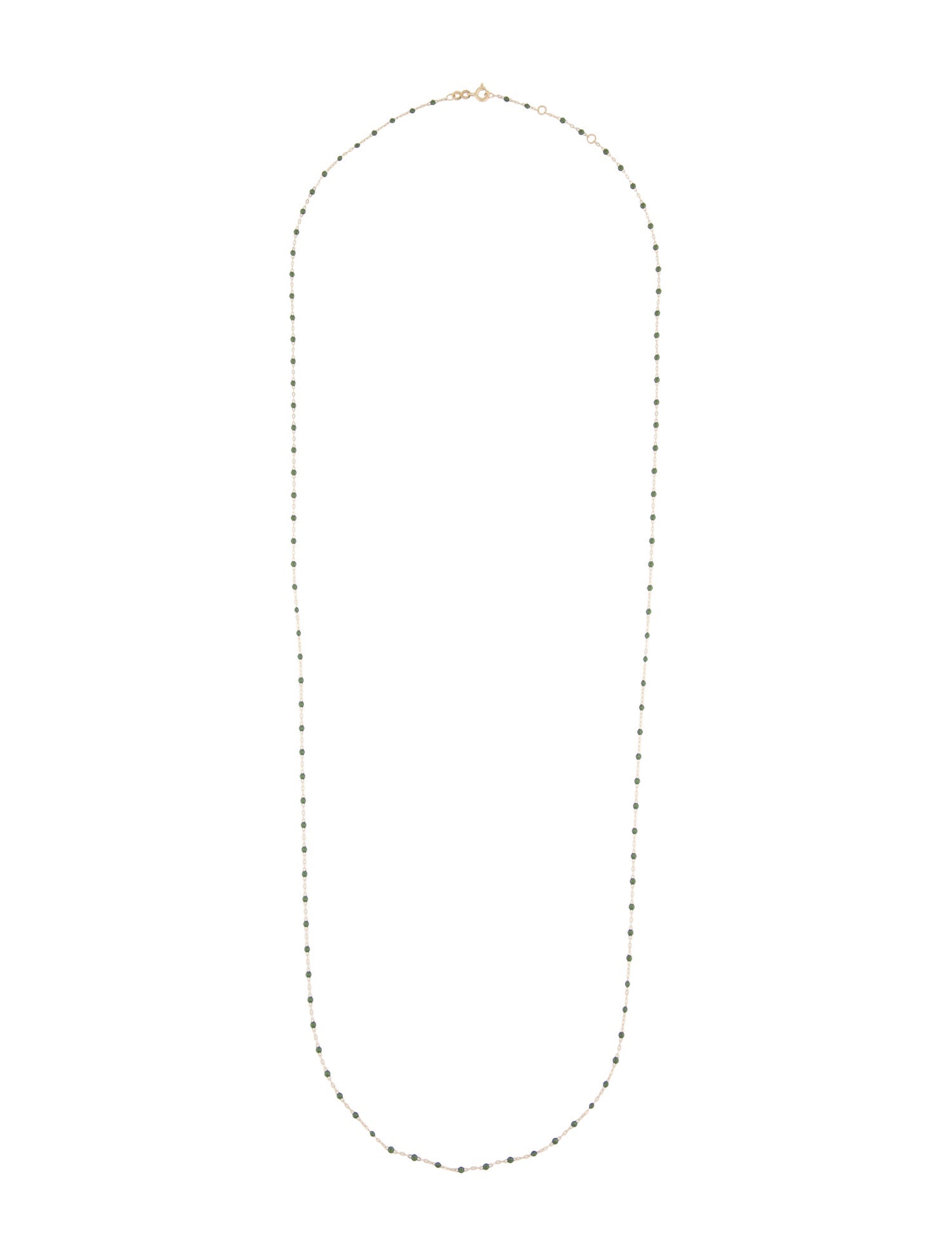 Gigi Clozeau 18K Resin Scarab Sautoir