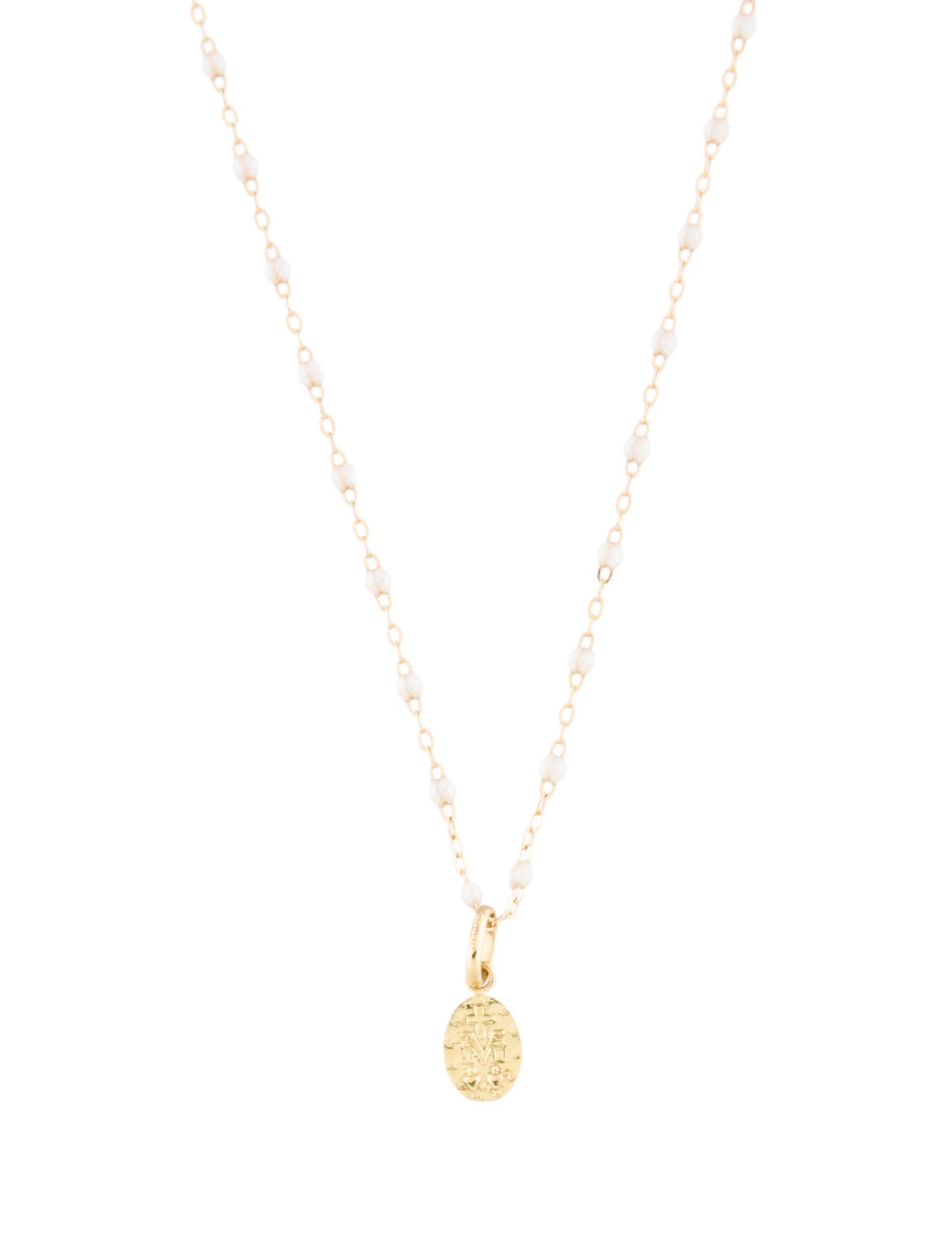 Gigi Clozeau 18K Madone Resin Classic Gigi Pendant Necklace