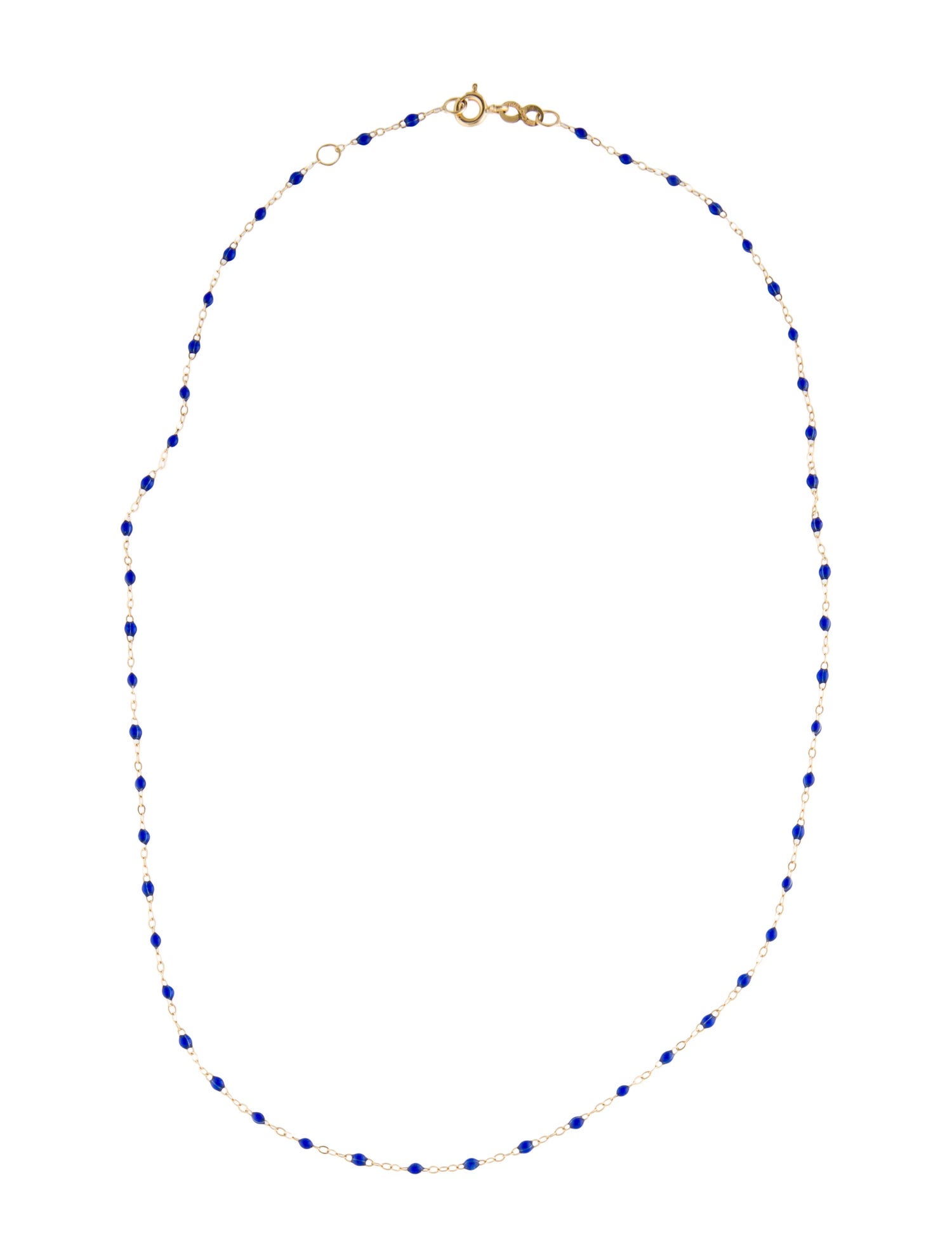 Gigi Clozeau 18K Enamel Classic Bleuet Necklace