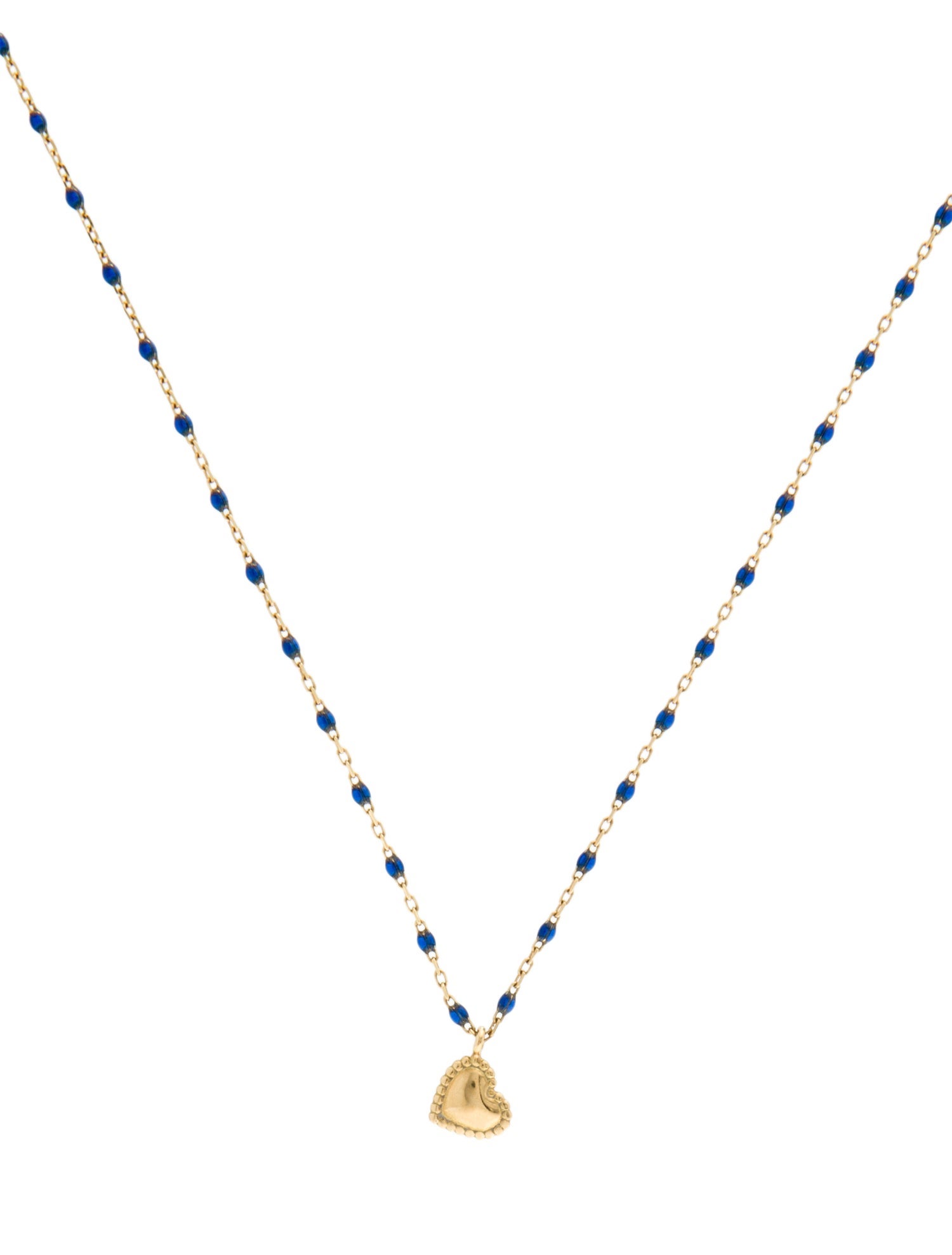 Gigi Clozeau 18K Resin Lucky Heart Mini Gigi Necklace