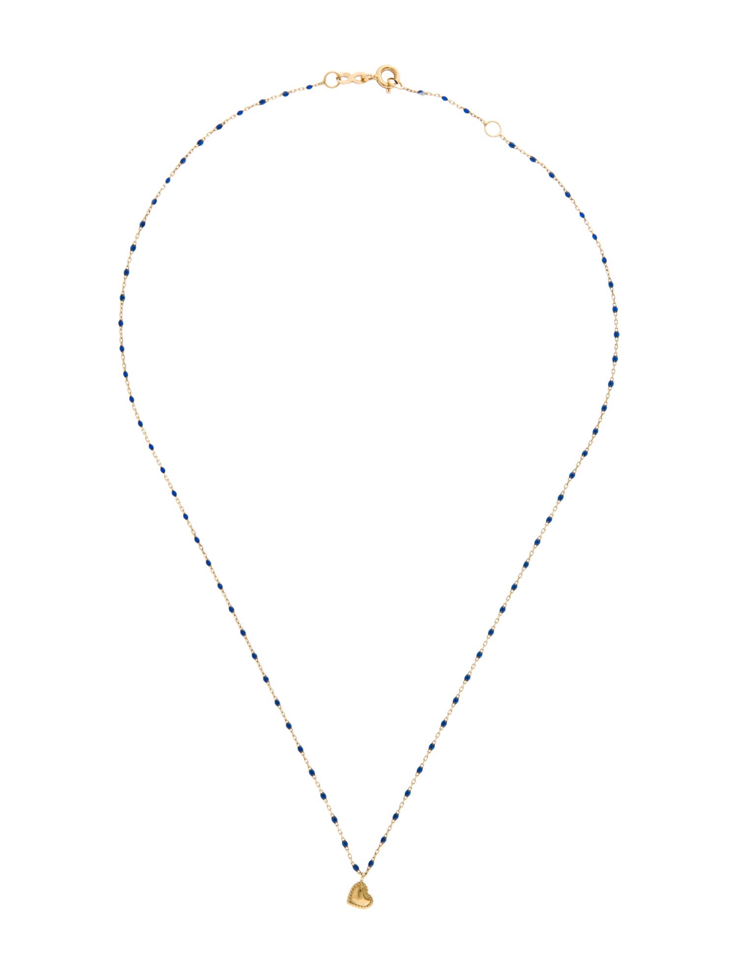 Gigi Clozeau 18K Resin Lucky Heart Mini Gigi Necklace