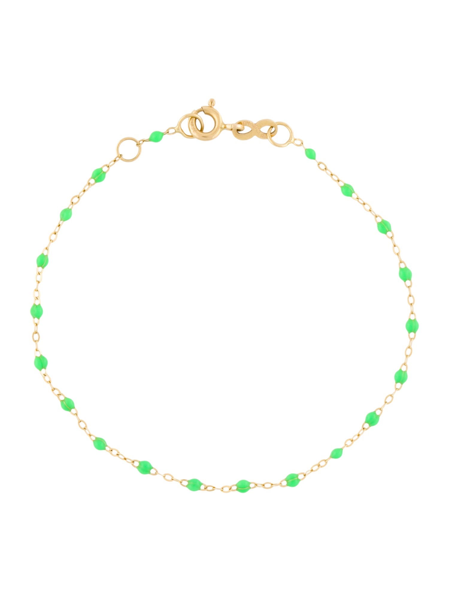Gigi Clozeau 18K Glassic Green Bracelet