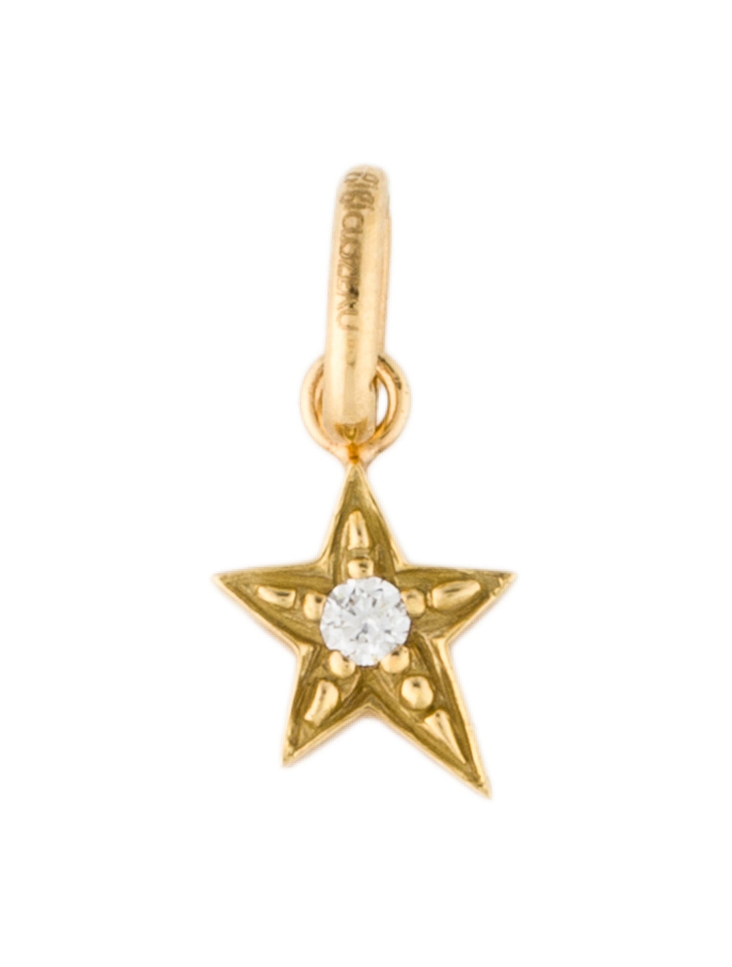 Gigi Clozeau 18K Diamond Star Pendant