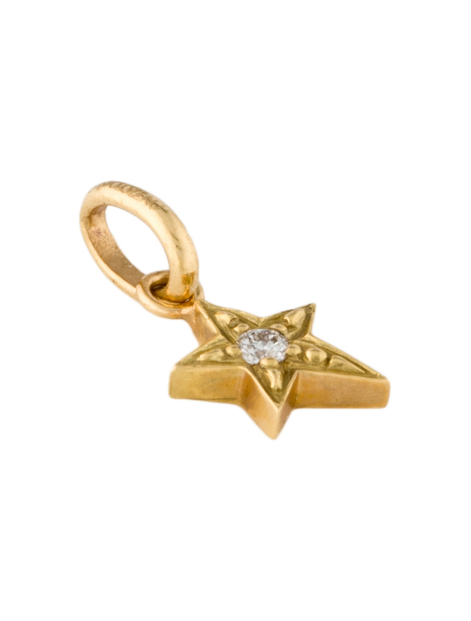 Gigi Clozeau 18K Diamond Star Pendant